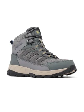 Hiking Shoes That Are Comfortable And Stylish Columbia Men Grey STRATA TRAIL MID WP
