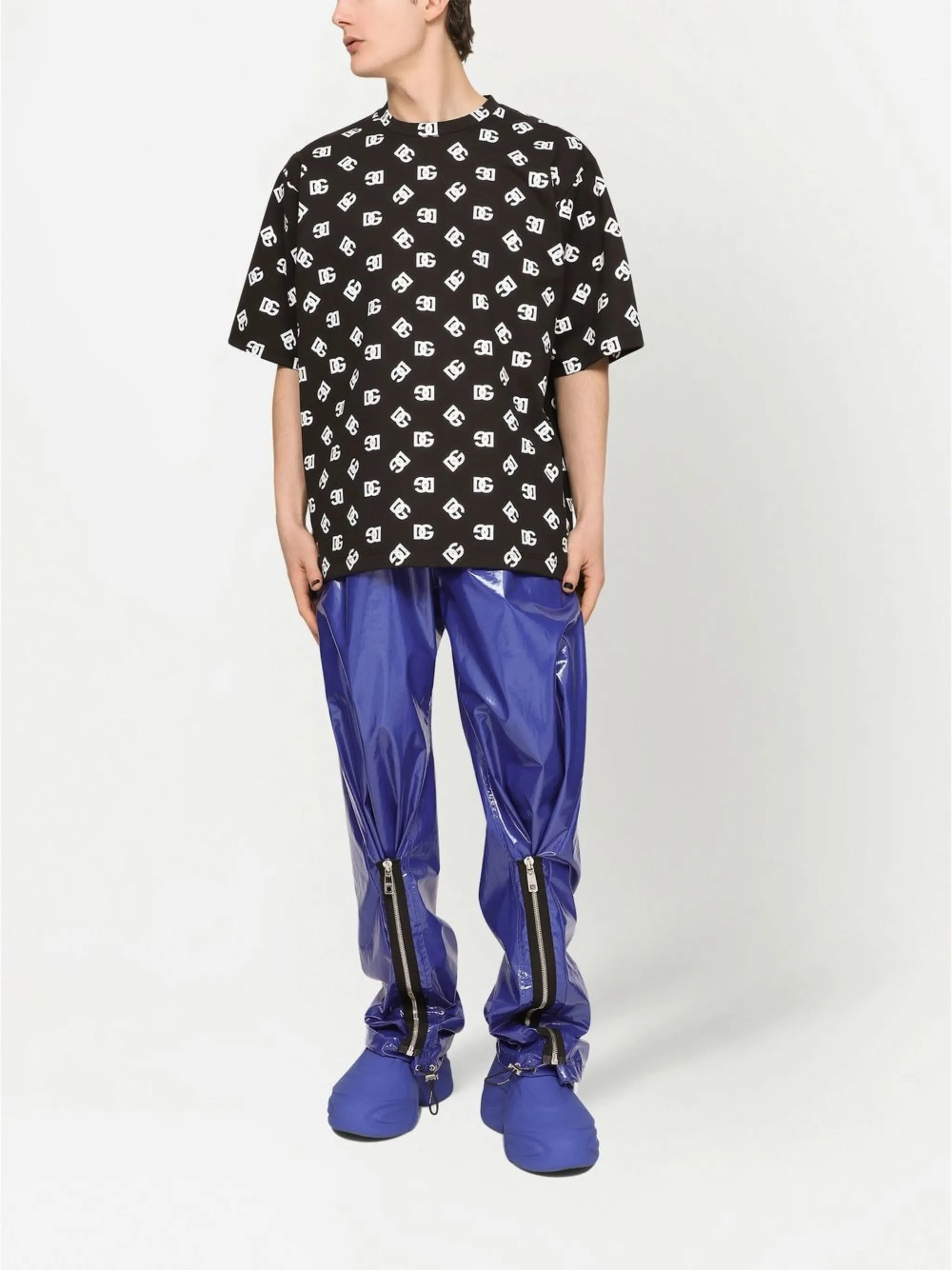 DG-logo cotton T-shirt Smu T Shirts