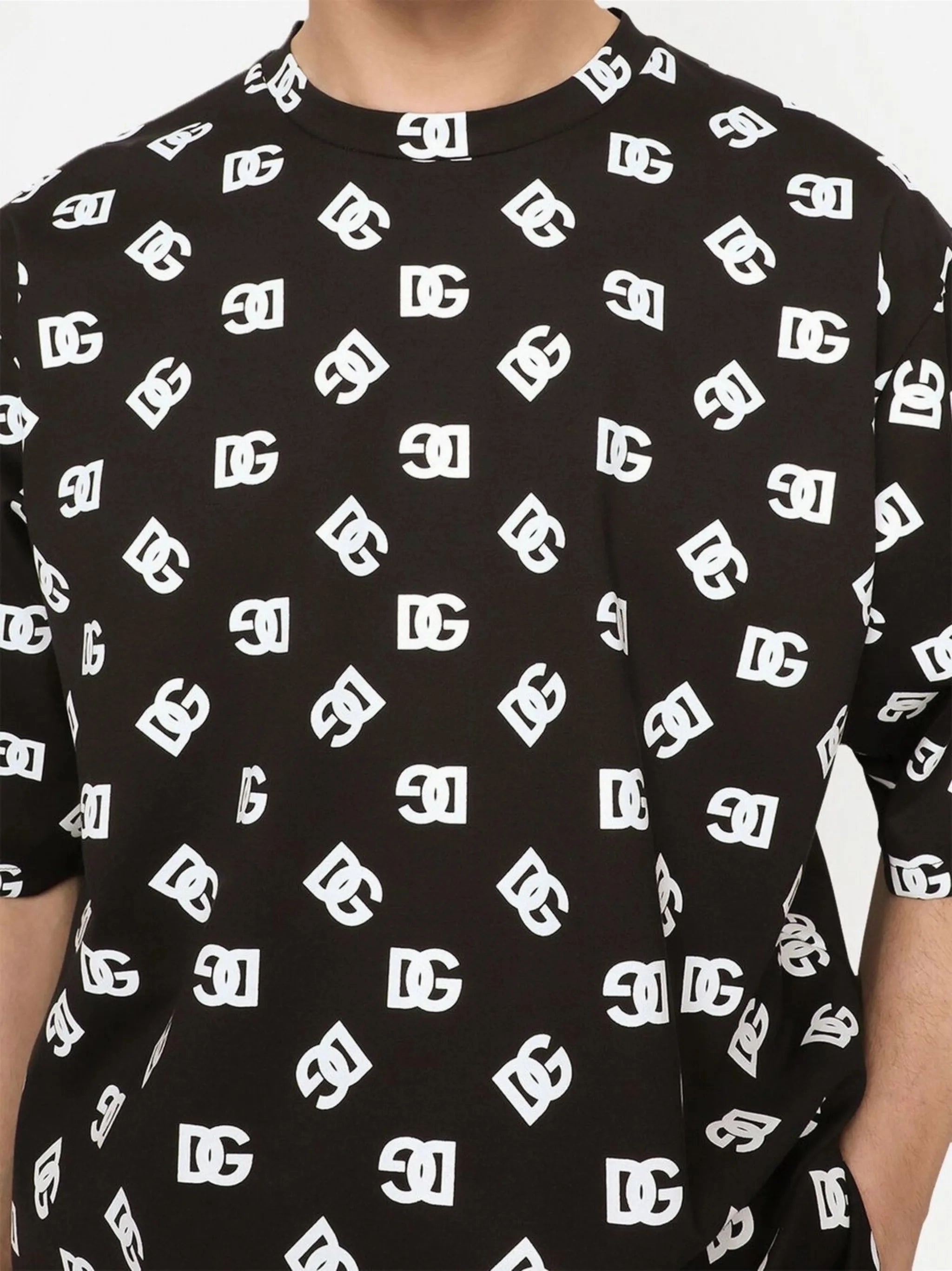 Custom T Shirts Online DG-logo cotton T-shirt