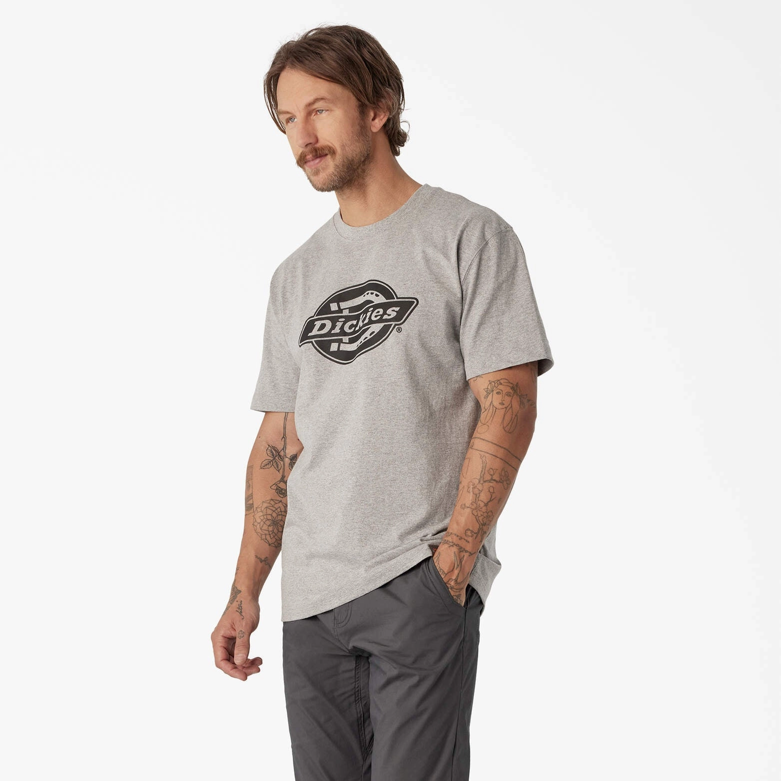 Dickies Short Sleeve Heavyweight Logo T-Shirt Blink 182 Tour T Shirts
