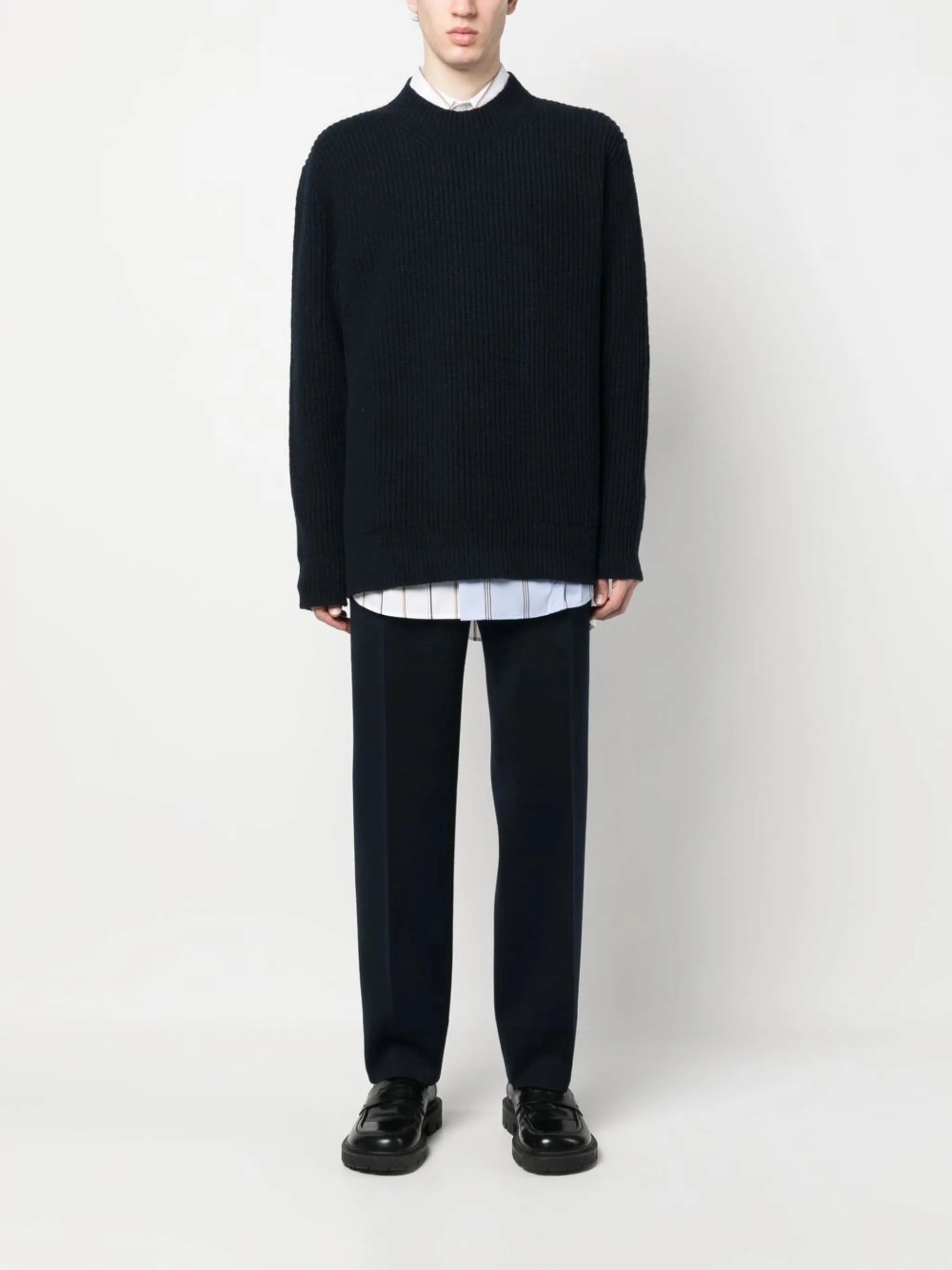 Donegal wool-blend jumper Label Knitwear Germany