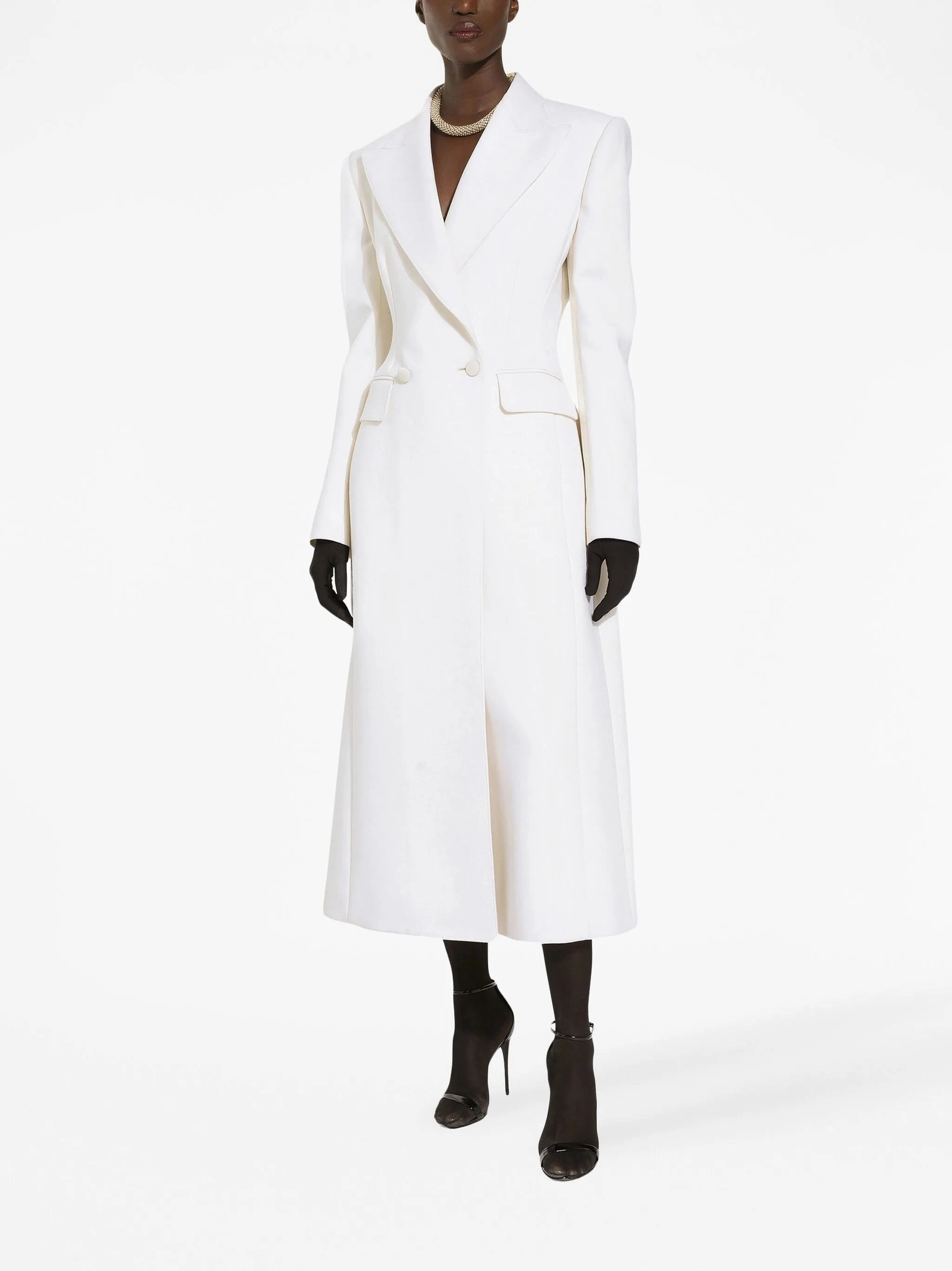 Pre Owned Fur Coats For Sale double-breasted long coat