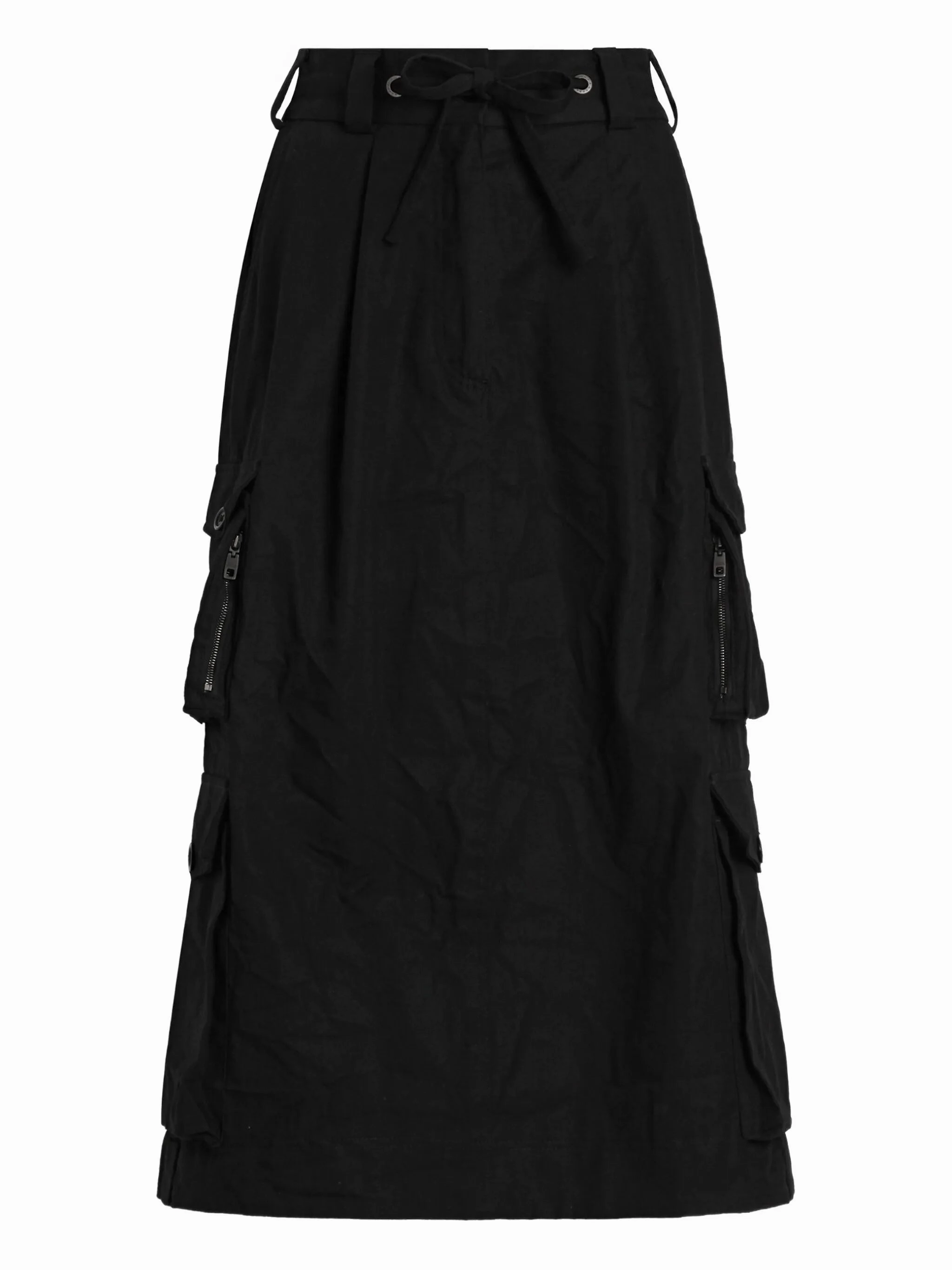 Leni Dress drawstring cargo midi skirt