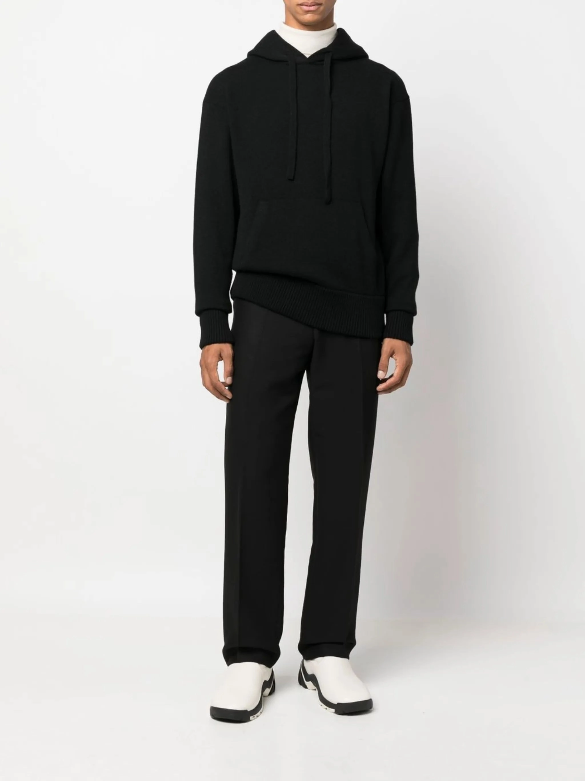 Knitwear Styles drawstring cashmere hoodie