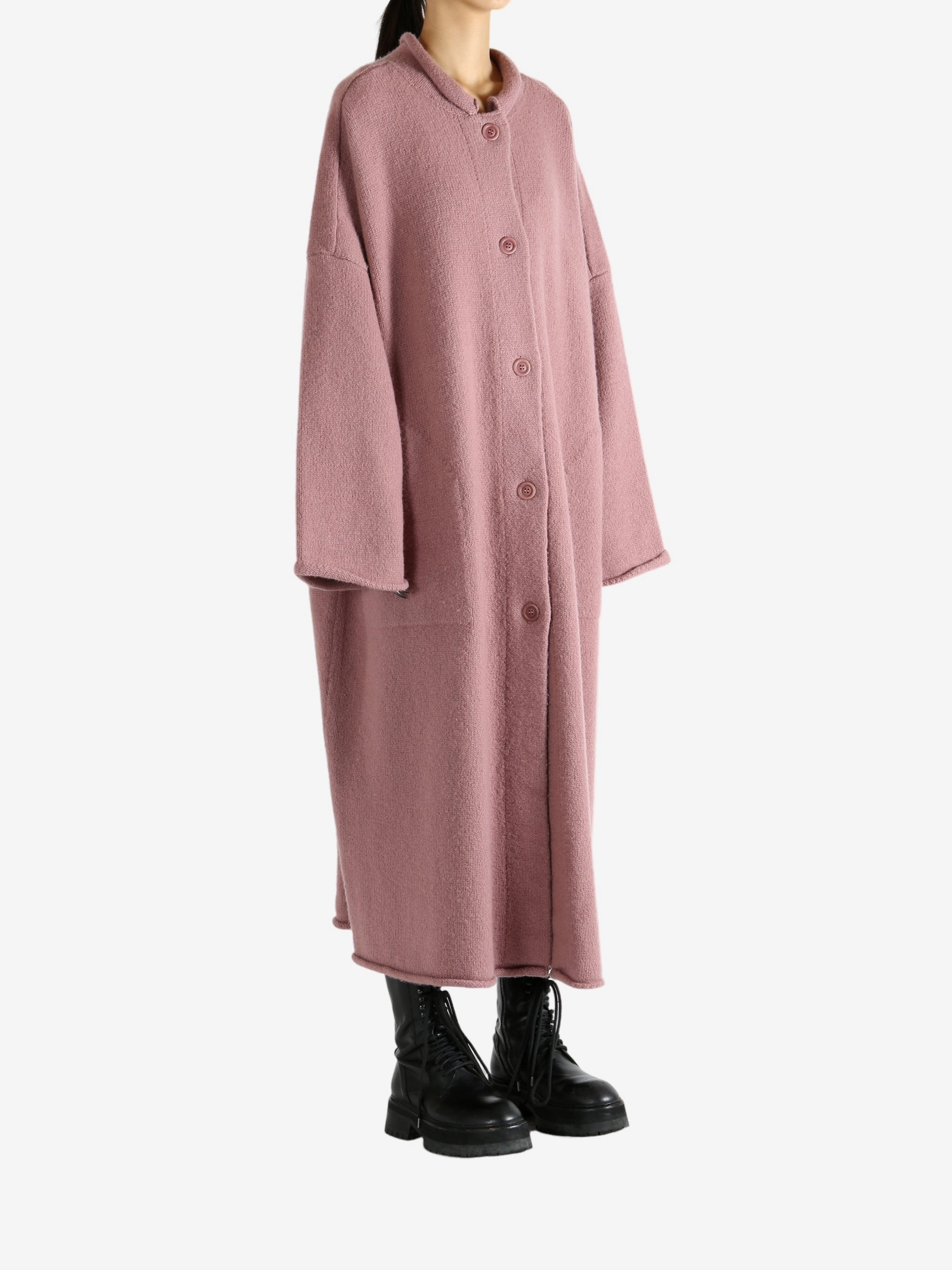 CASEY CASEY - Women Wool Cashmere Softy Coat Clansman Knitwear