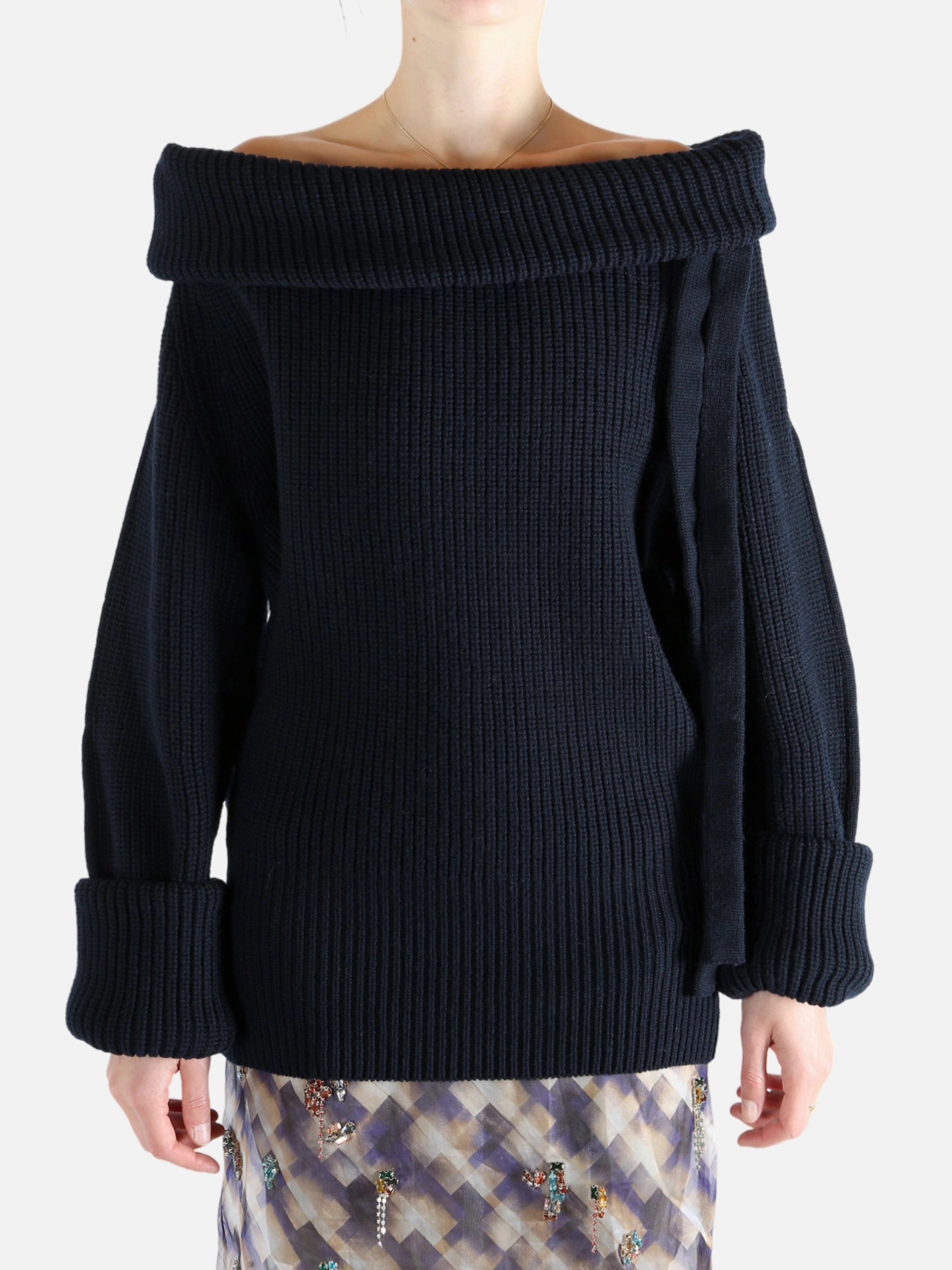 DRIES VAN NOTEN - Women Boatneck Sweater Honrich Knitwear Factory Limited