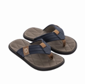 Floopi Flip Flops CARTAGO FLIP FLOPS FOR BOYS - NAVY OR BROWN
