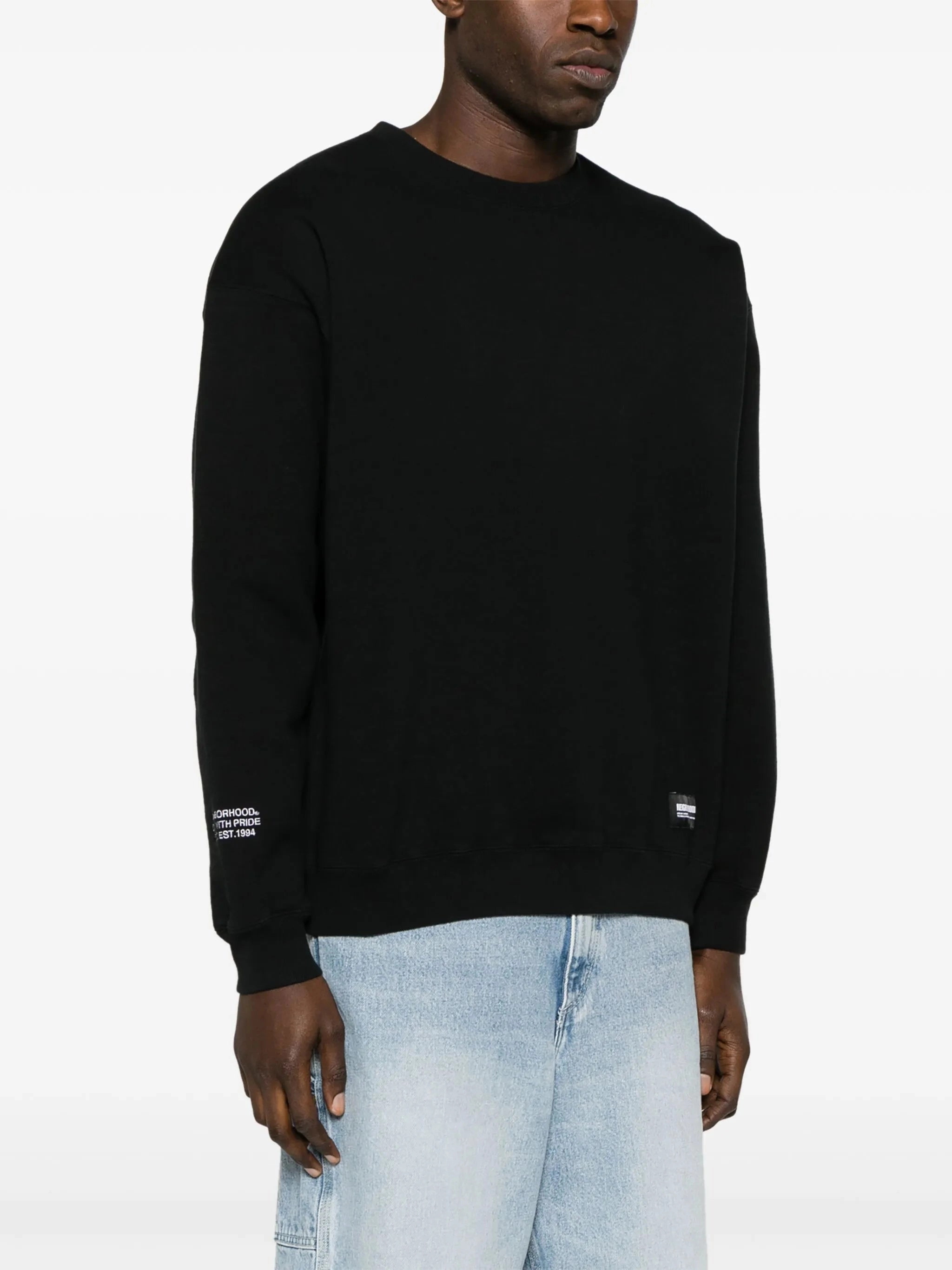 Knitwear Men drop-shoulder cotton sweatshirt