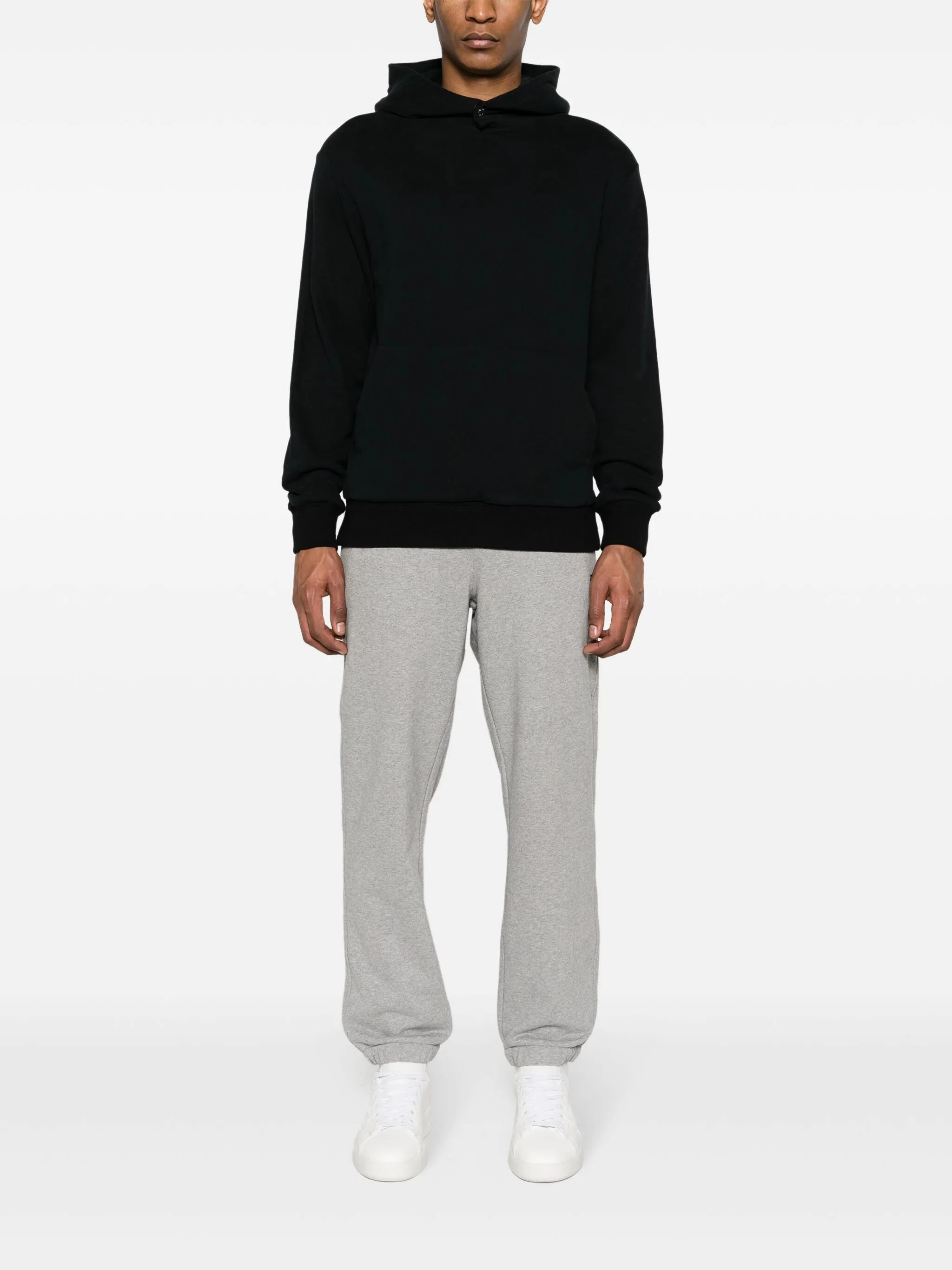 drop-shoulder jersey hoodie Classic Knitwear