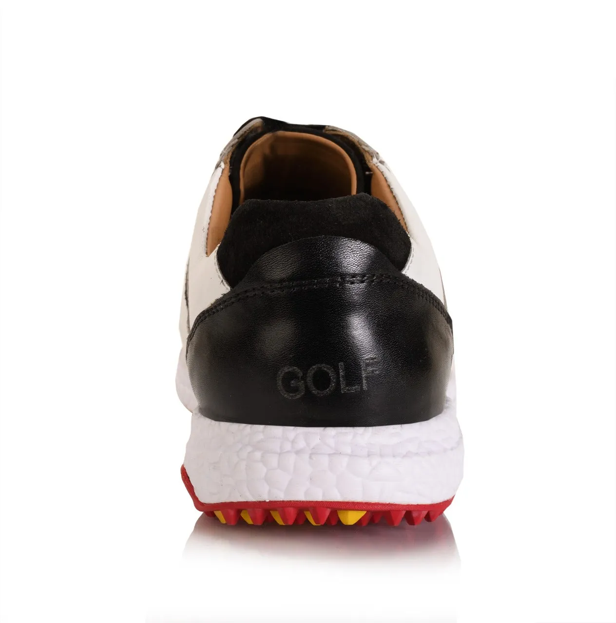 Soft Waterproof Walking Shoes Berlin White Black-Golf Shoes