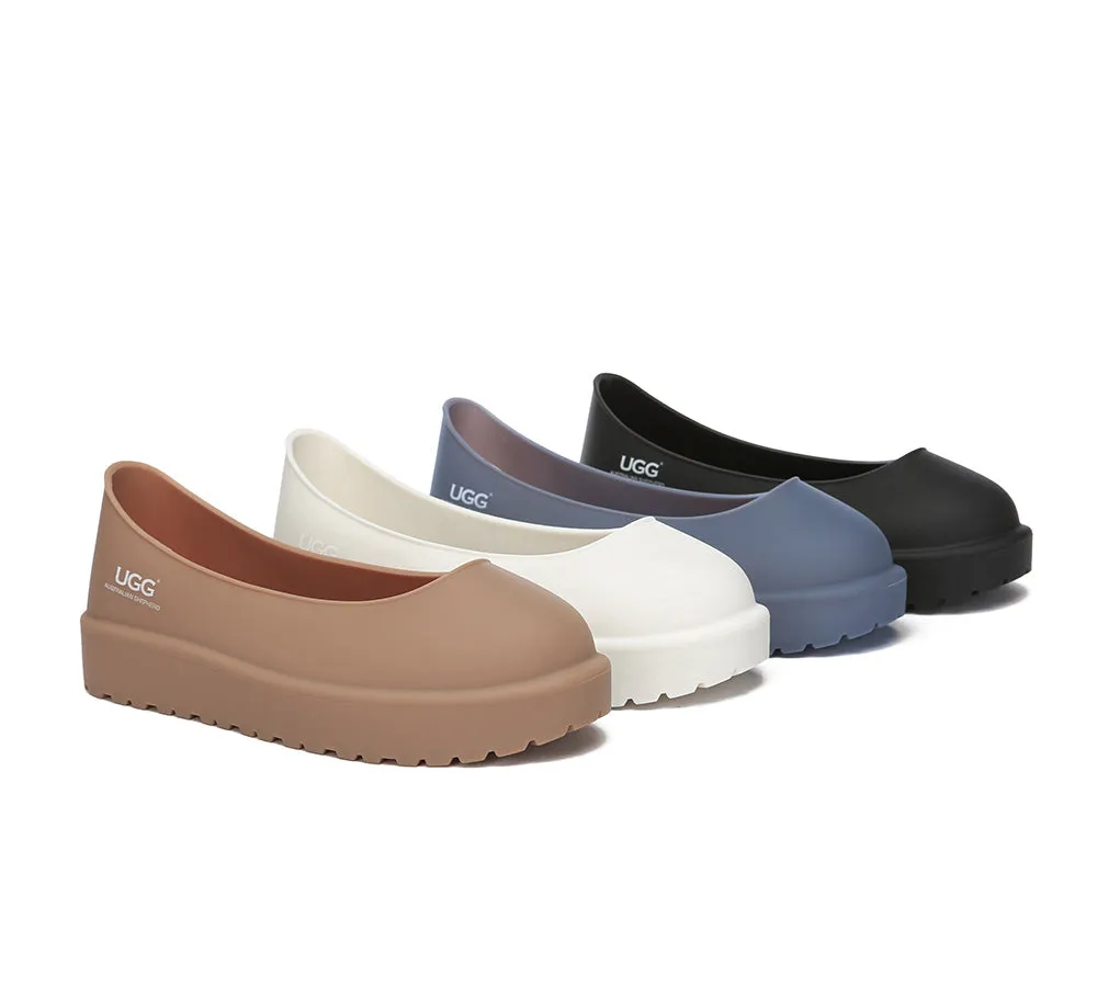 AUSTRALIAN SHEPHERD UGG Thickened Waterproof Silicone Boot Guard Cragstone Leather Waterproof Hiking Shoe