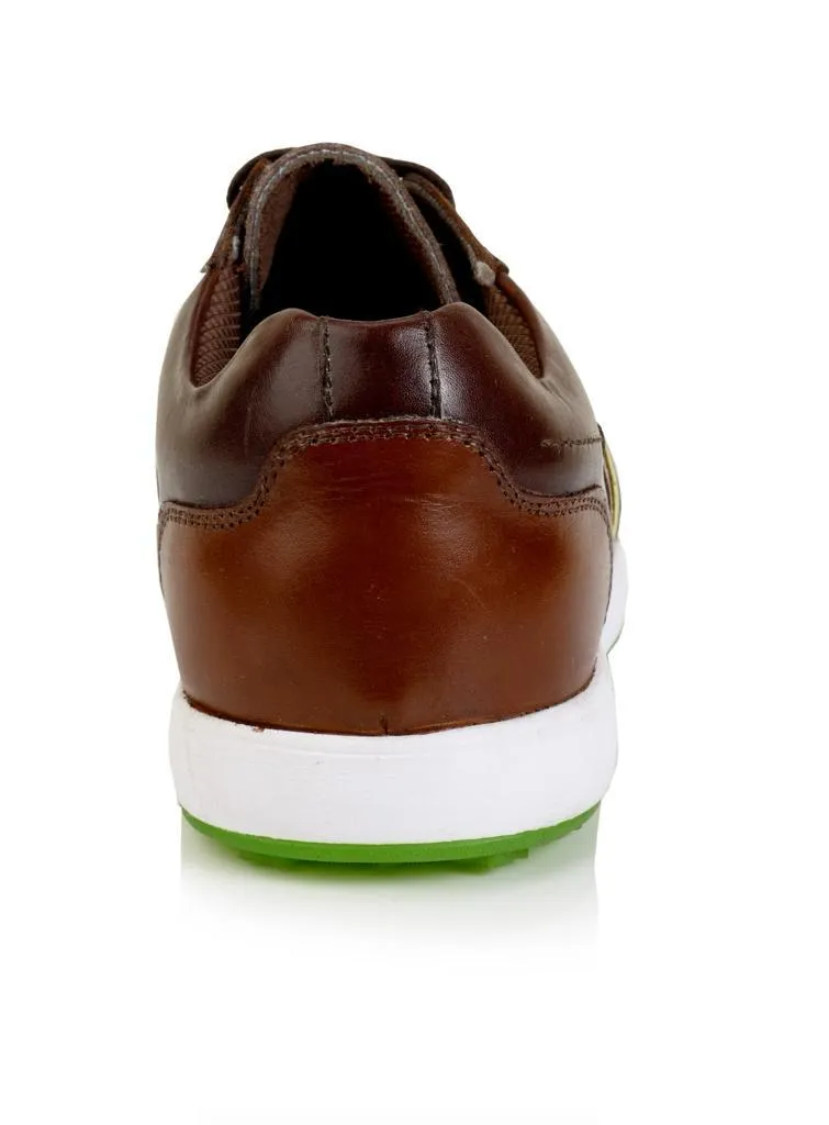 Vibram Waterproof Shoes Aquel Brown / Tan-Golf Shoes