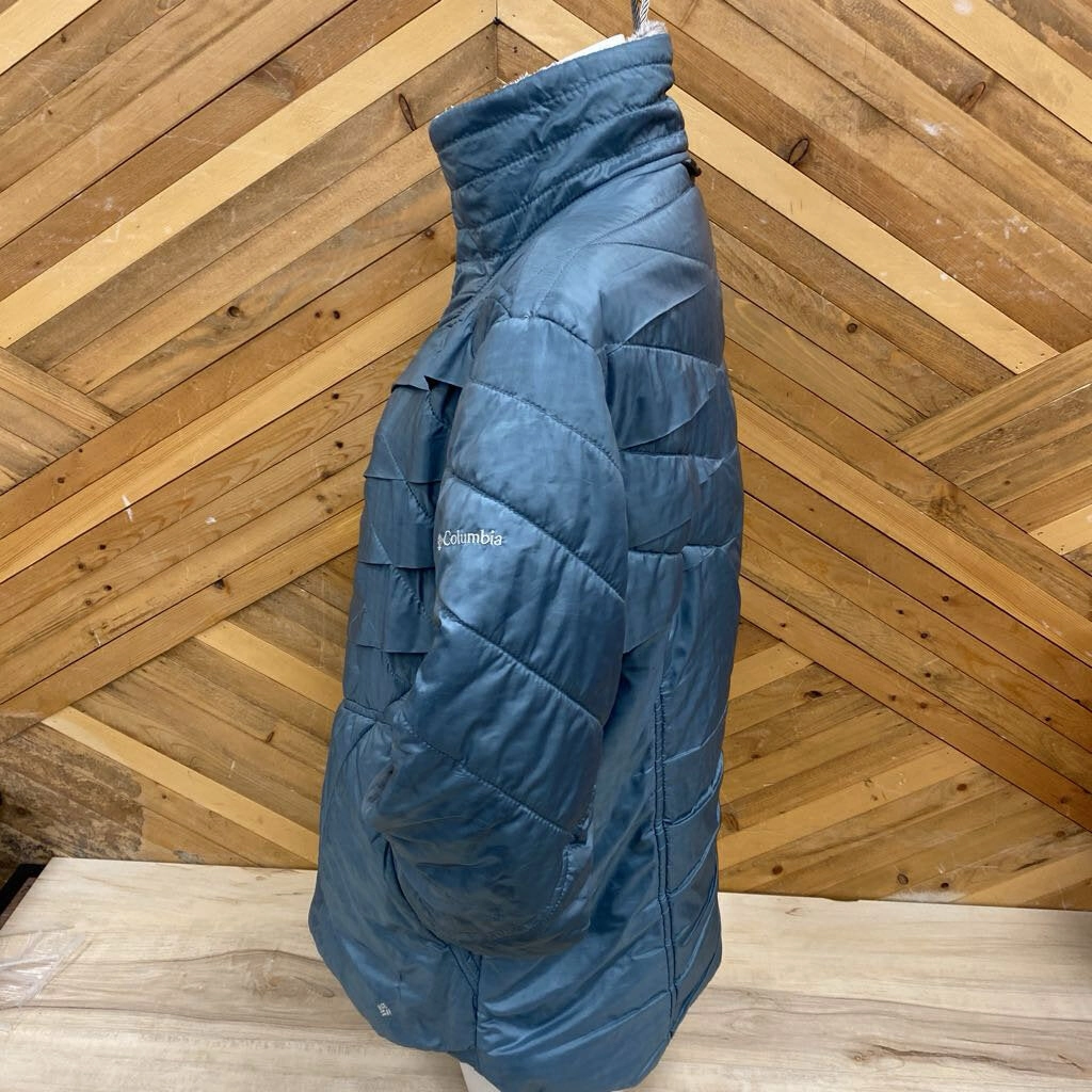 Columbia- Women's Omni Heat Winter Jacket - MSRP $179: Green -women-XL Tailor Made Jackets