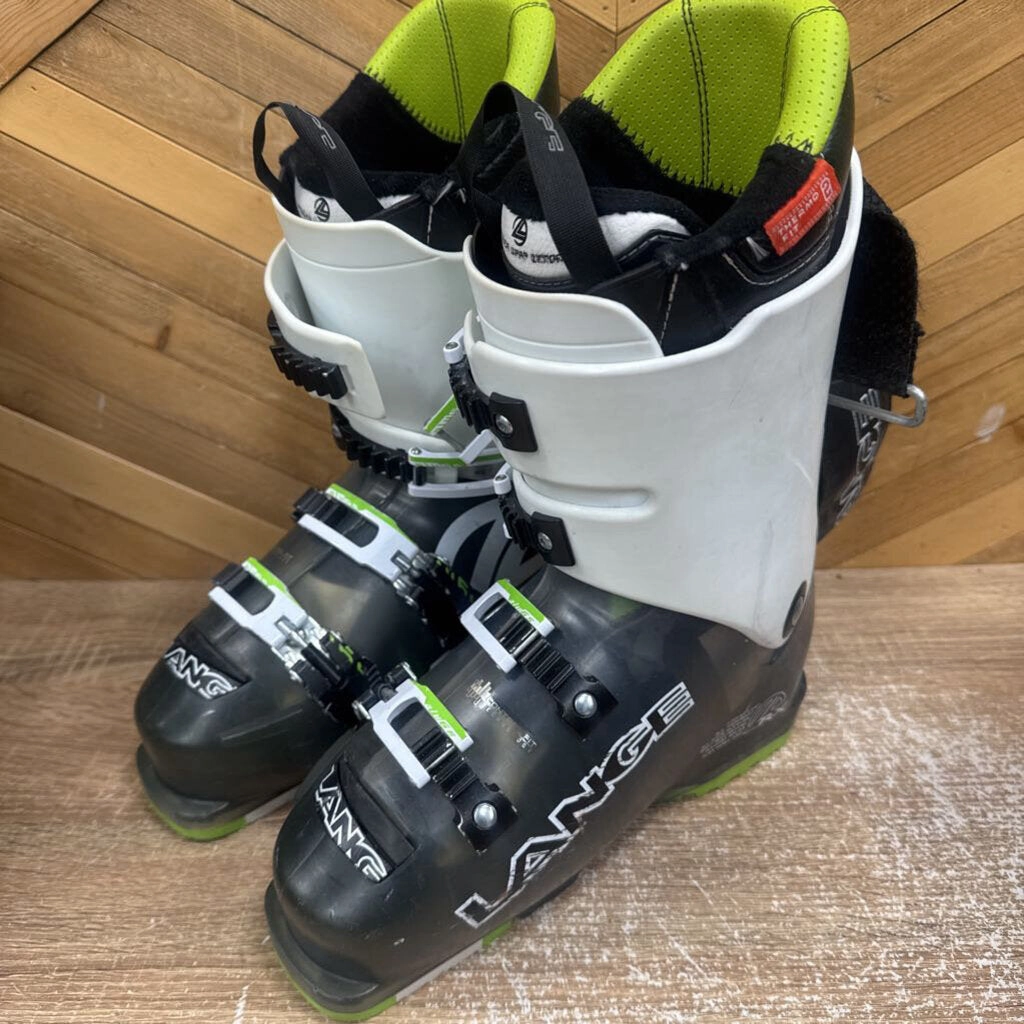 Lange RX 120 Downhill Ski boots MSRP compared $699: black white green -unisex-24.5 Full Tilt Snow Boots