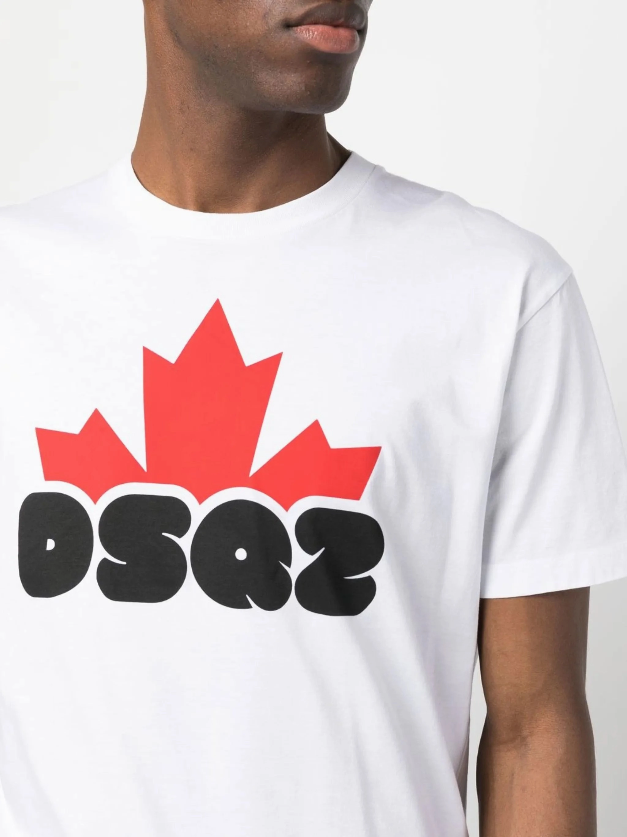 DSQ2-print short-sleeve T-shirt Custom Printed T Shirts No Minimum