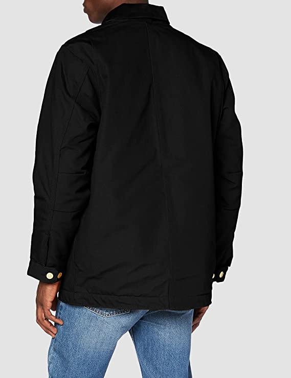 Coats To Wear With Long Dresses Carhartt Men's Loose Fit Firm Duck Blanket-Lined Chore Coat