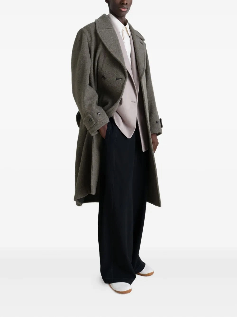 Coats With Real Fur Trim LEMAIRE - Men Soft Coat