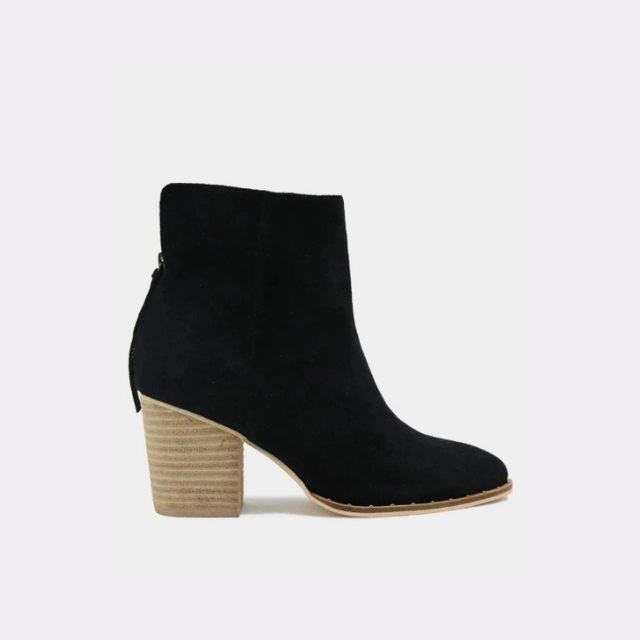 Fashion Tone Suede Ankle Boots Hardware Virginia Leather Ankle Boots