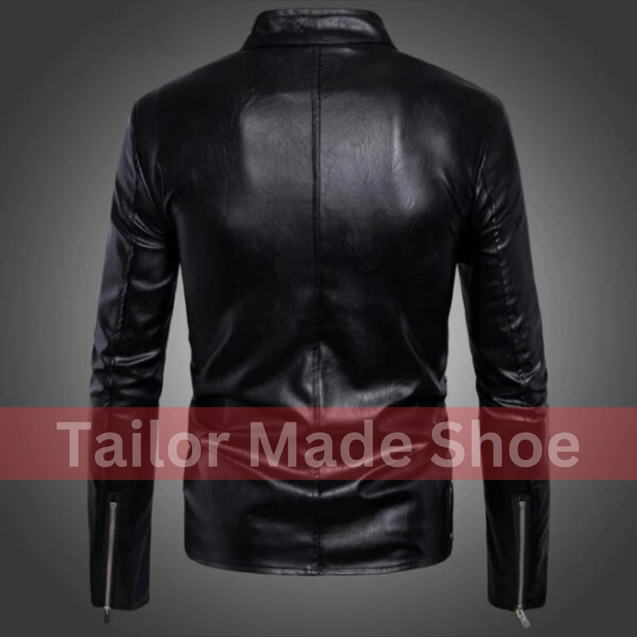 Buy New Handmade Men's Black Pure Leather Jacket, Men Black Biker Leather Jacket Element Jackets