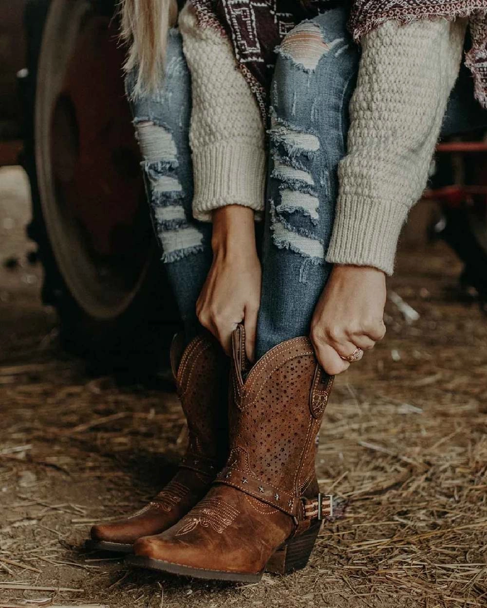 Poshmark Boots Durango Crush Shortie Boots