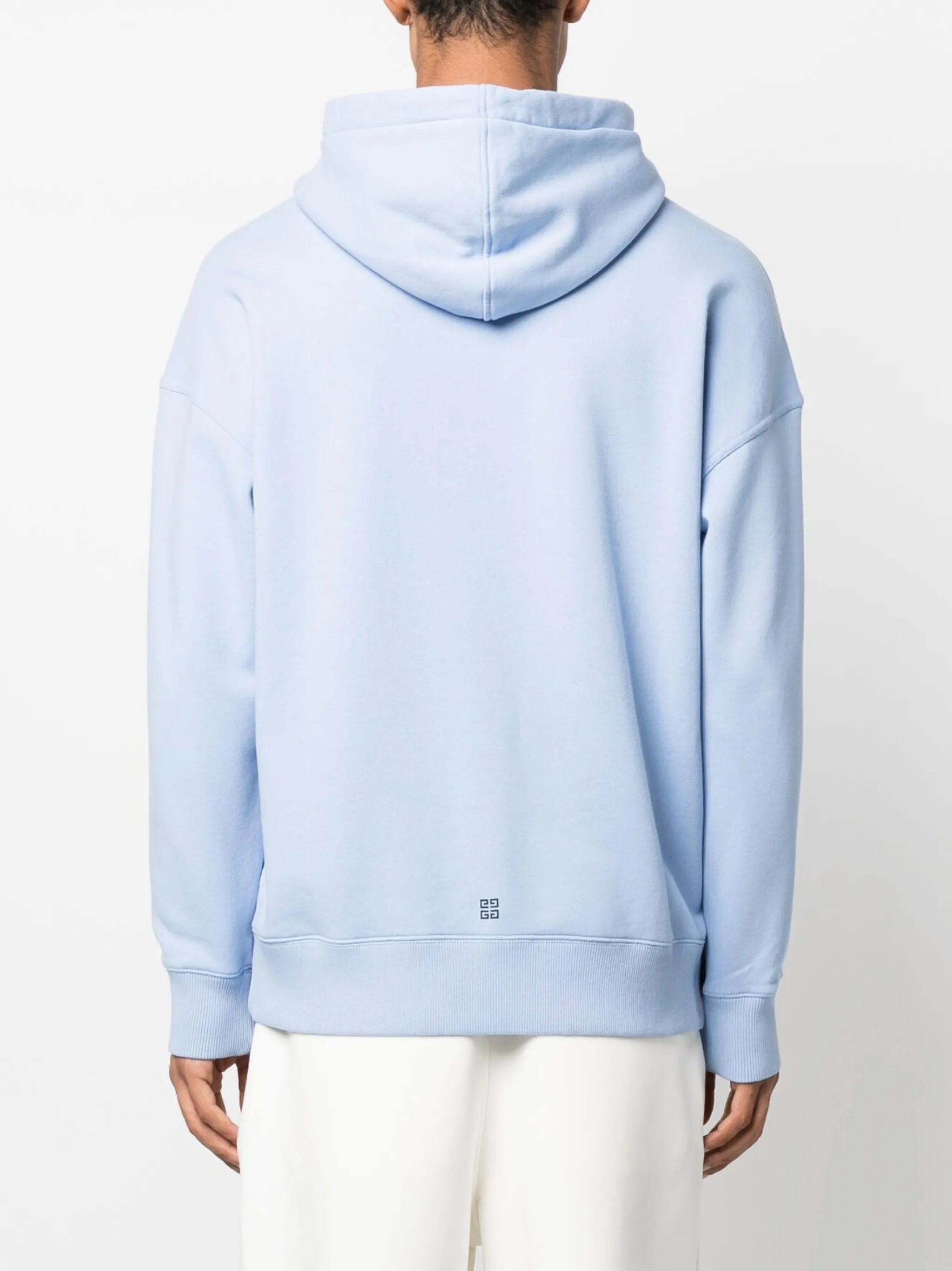 Eagle logo-print cotton hoodie Look Knitwear