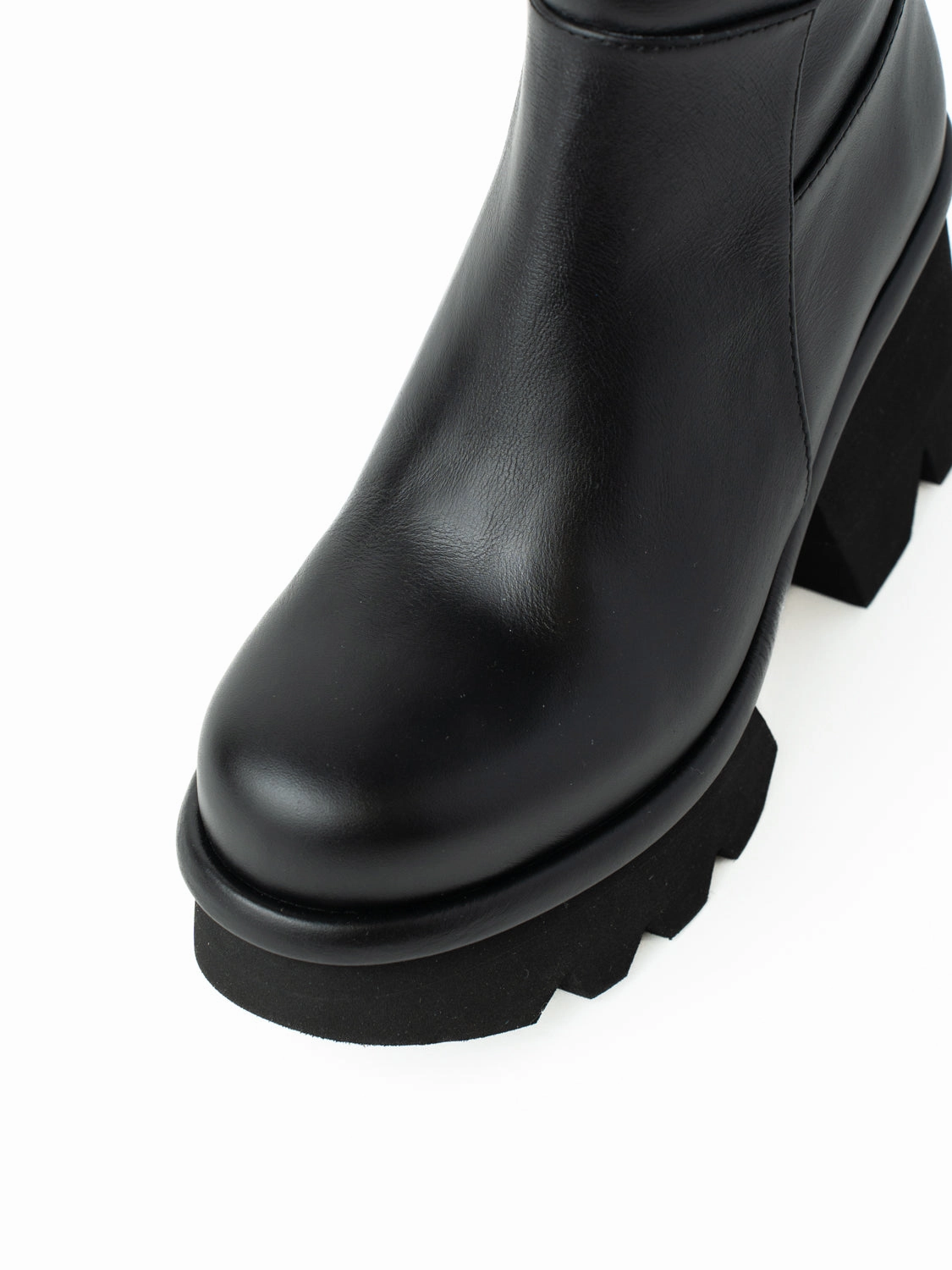 HANNE NAPPALUX BLACK Stretchy Ankle Boots
