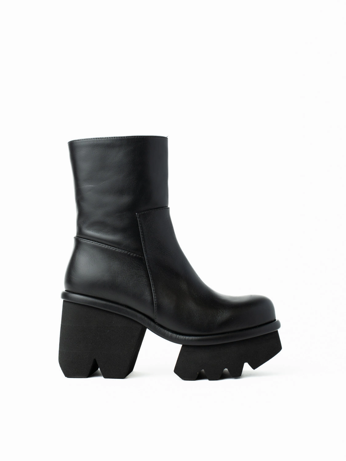 HANNE NAPPALUX BLACK Most Comfortable Ankle Boots With Heel