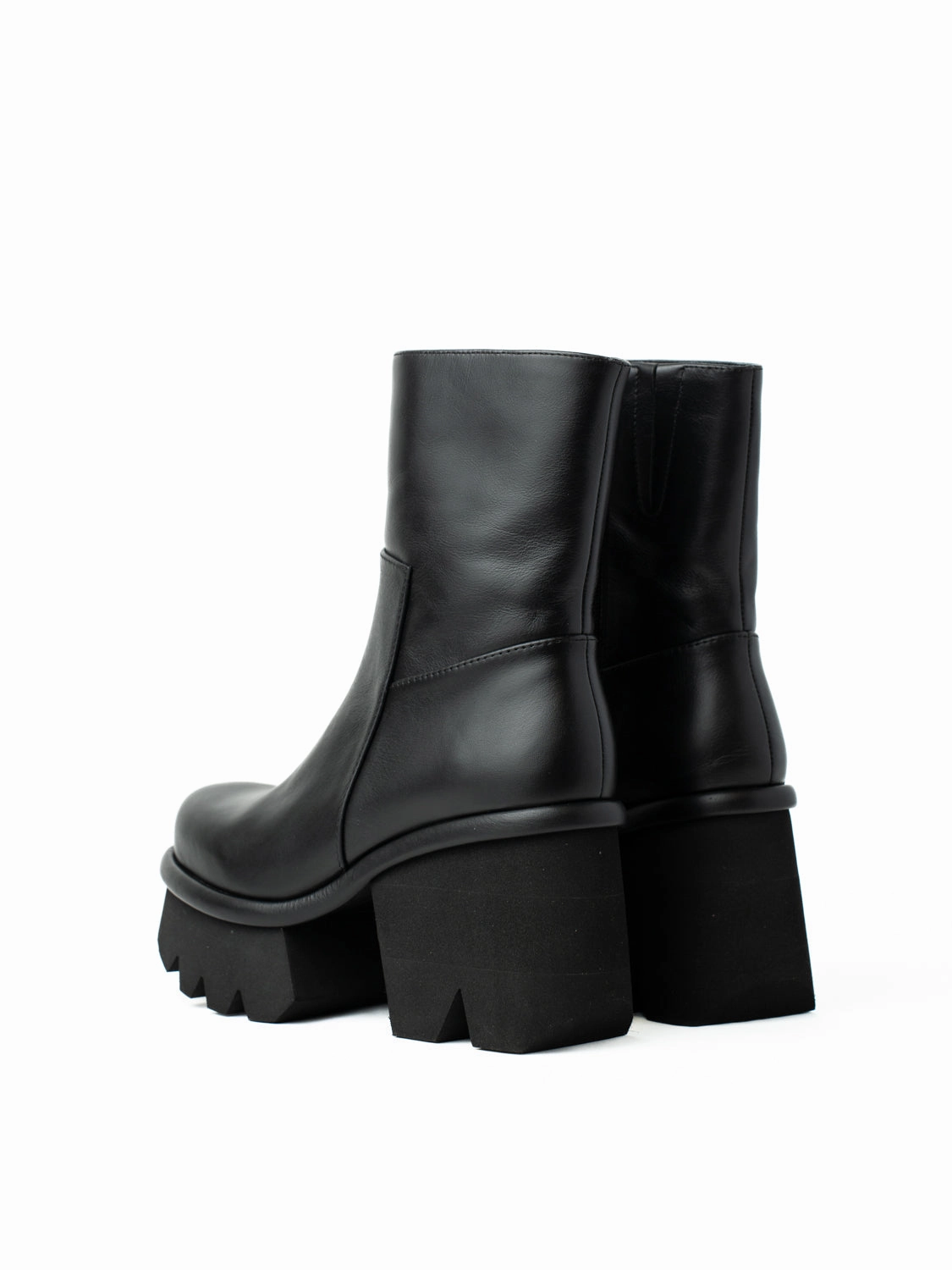 HANNE NAPPALUX BLACK Low Moto Ankle Boots