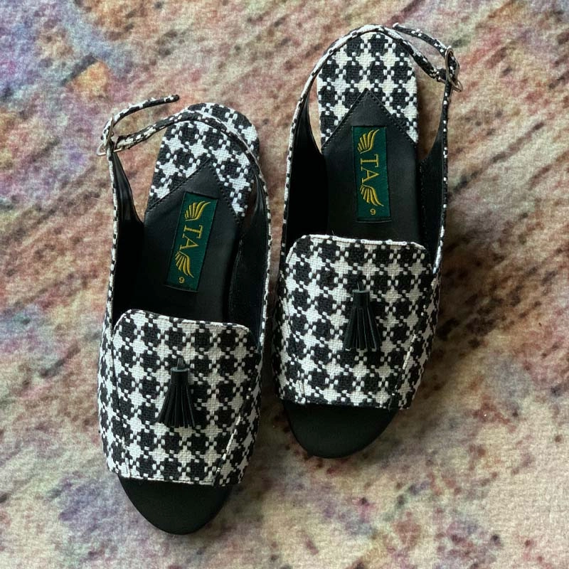 70s Sandals Women Fabric Sandal