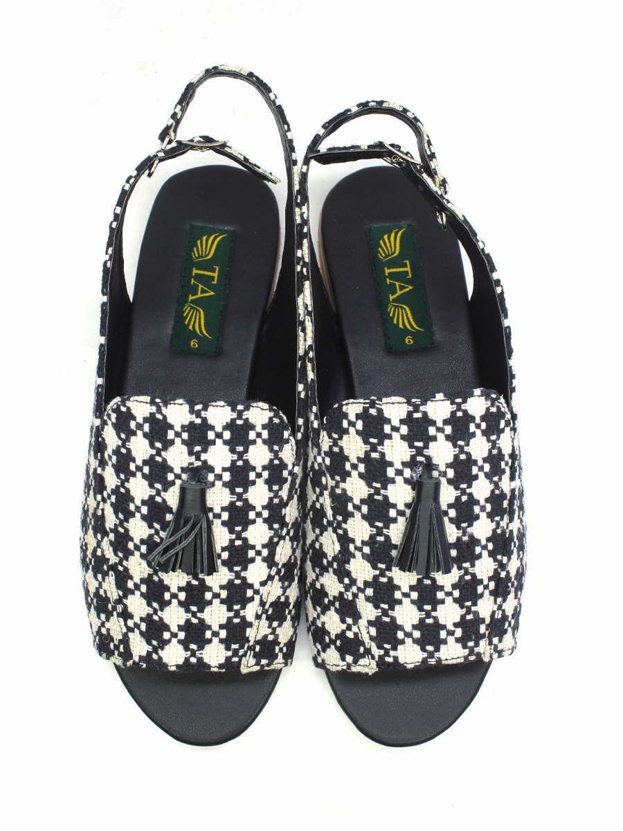 Leather Sandals For Ladies Women Fabric Sandal