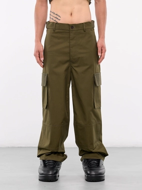 Superdry Parachute Cargo Pants Pistol Fly Cargo Trousers (240025-KHAKI)