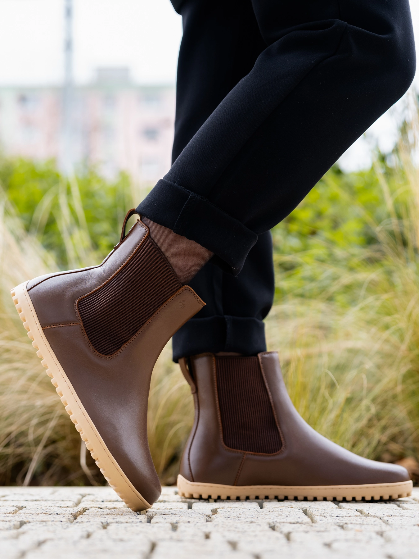 Barefoot Boots Be Lenka Glam - Milk Chocolate Most Comfortable Walking Chelsea Boots