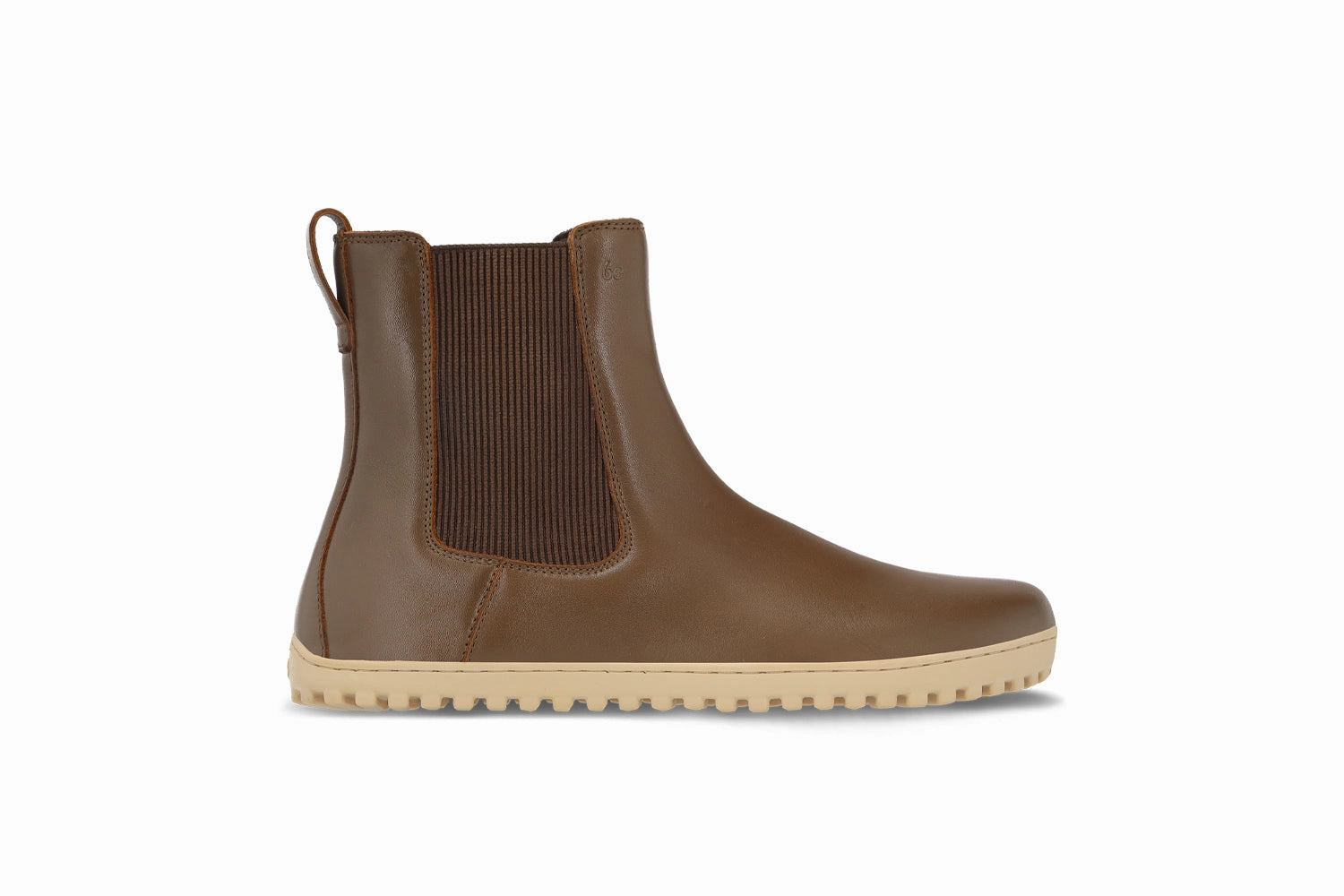 Brooklyn Pull-on Lug Chelsea Boots Barefoot Boots Be Lenka Glam - Milk Chocolate