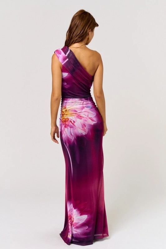Maxi Dress Set Wild Orchid One-Shoulder Maxi Dress