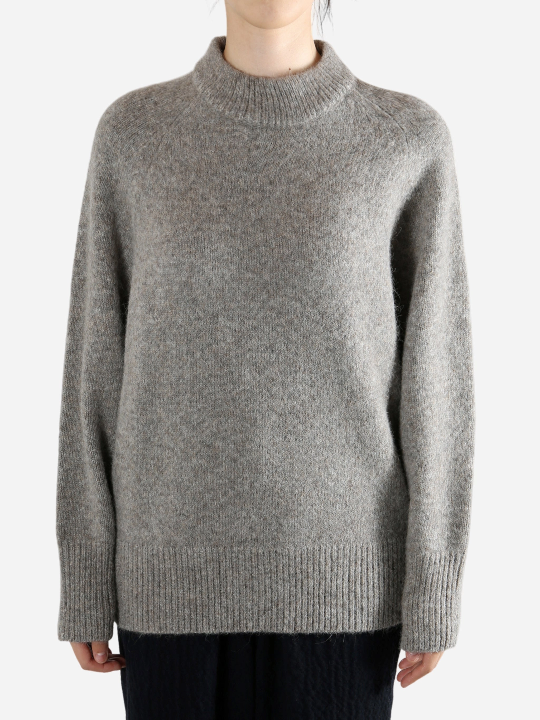 Best Uk Knitwear STUDIO NICHOLSON - Women 5G Oversized Crew Neck Knitwear