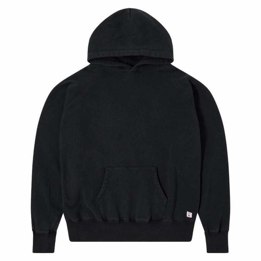Grandparents Sweatshirts Raglan Sleeve Hood - made in japan / edwin / black