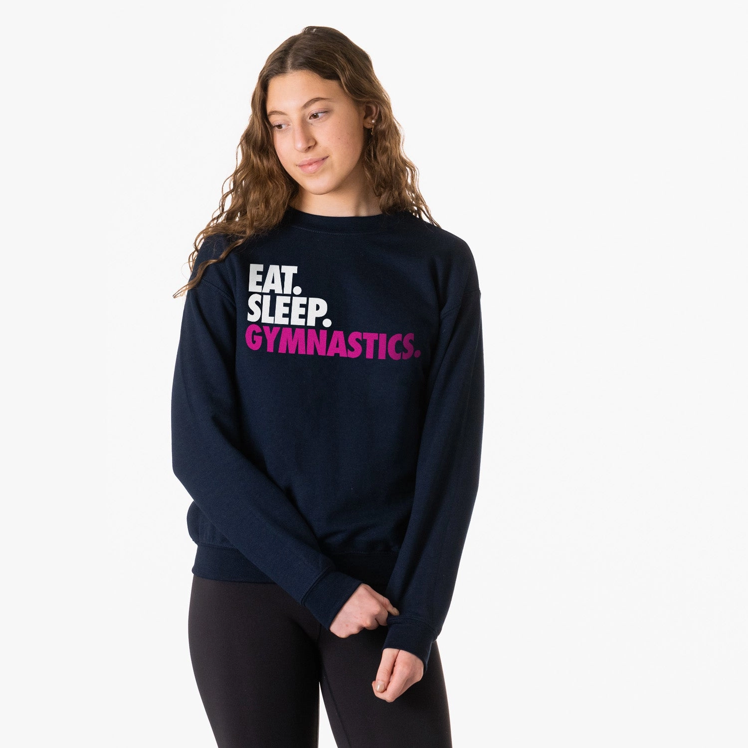 Gymnastics Crewneck Sweatshirt - Eat Sleep Gymnastics Sigma Alpha Sweatshirts