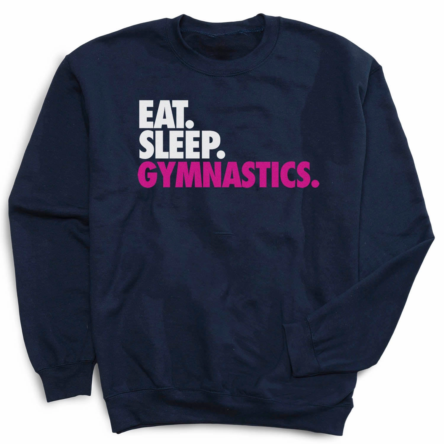 Buffalo Sweatshirts Gymnastics Crewneck Sweatshirt - Eat Sleep Gymnastics