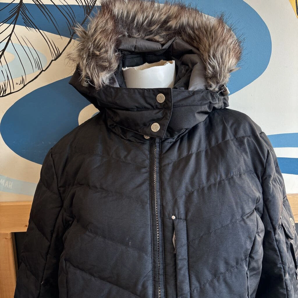 Eddie Bauer - Women's Down Parka Jacket - MSRP $310: Black-women-XL Linen Jackets For Summer