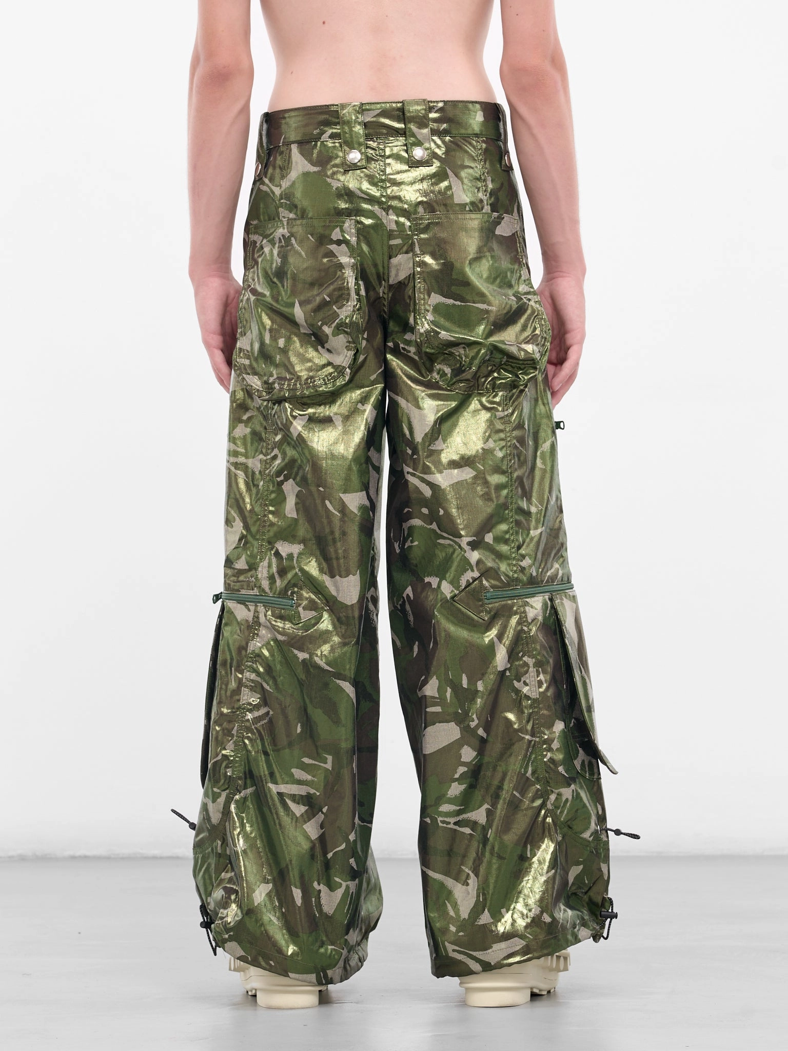 Cargo Pants Weight Green Coated Camo Cargo Pants (KL979-CAMO-GREEN)