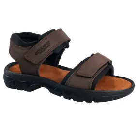 Tiidu Leather Sandals - Brown Goodfellow Sandals