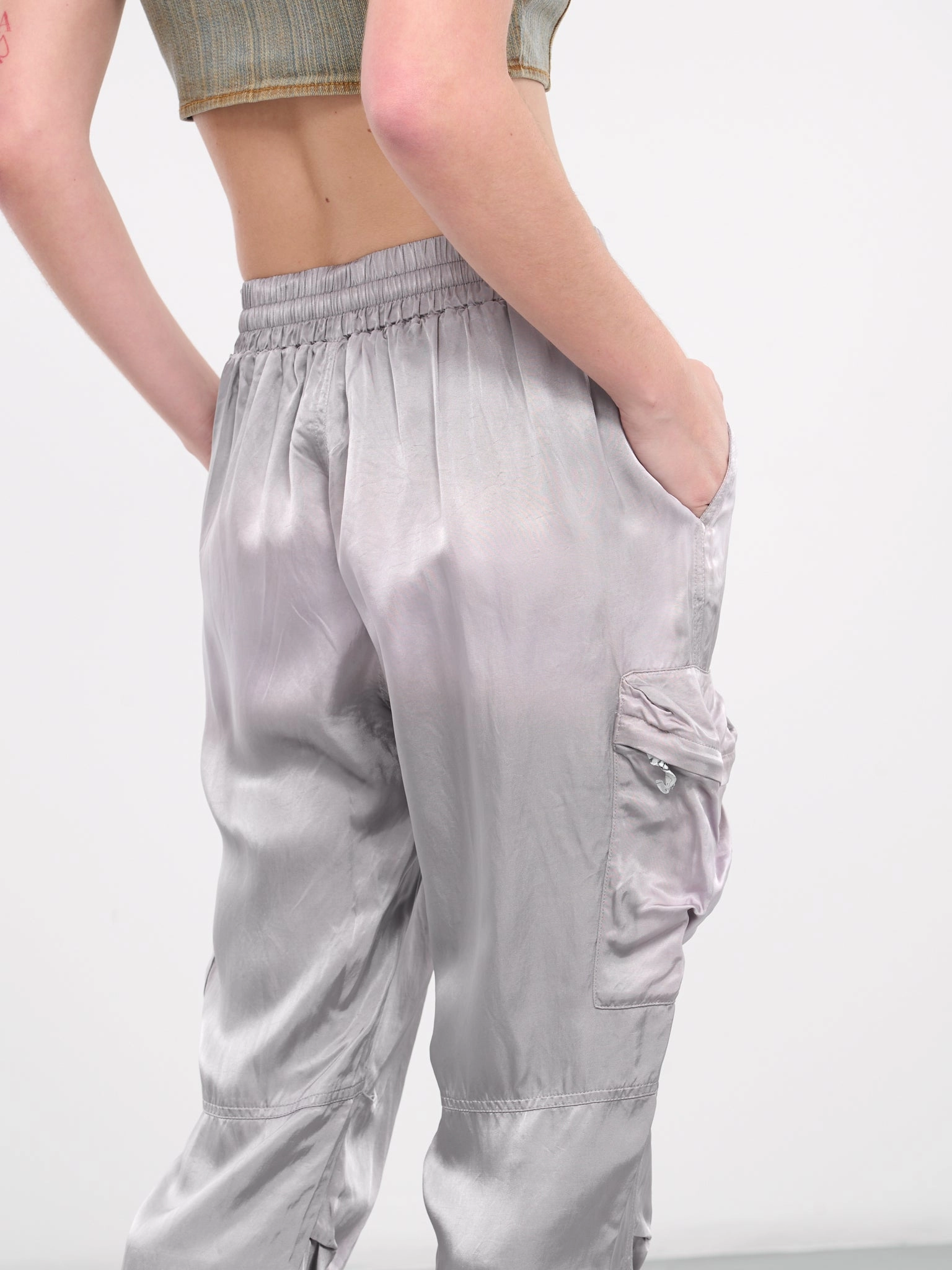 P-Mirrow-N1 Pants (A12841-0IMAN-9BX-DOVE-GRAY) Hot Topic Cargo Pants