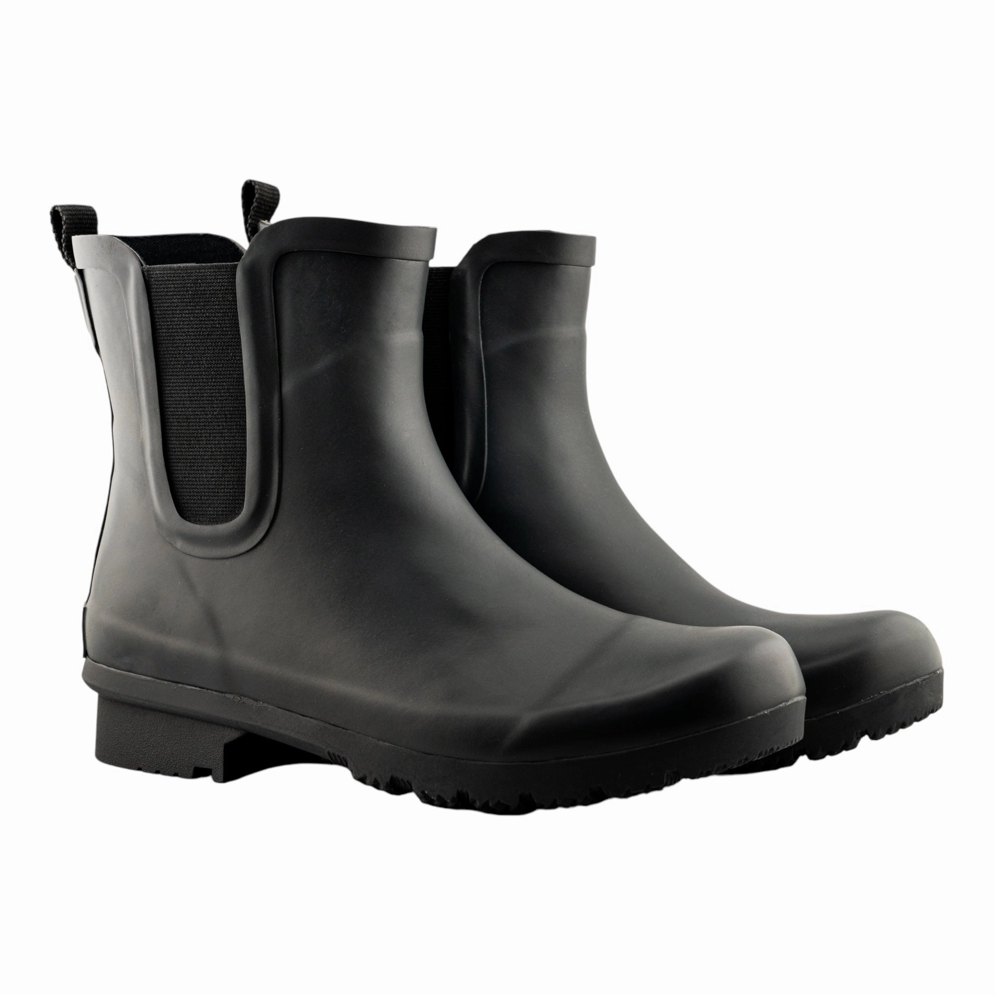 Gaze Ankle Boots Chelsea Matte Charcoal Women's Rain Boots