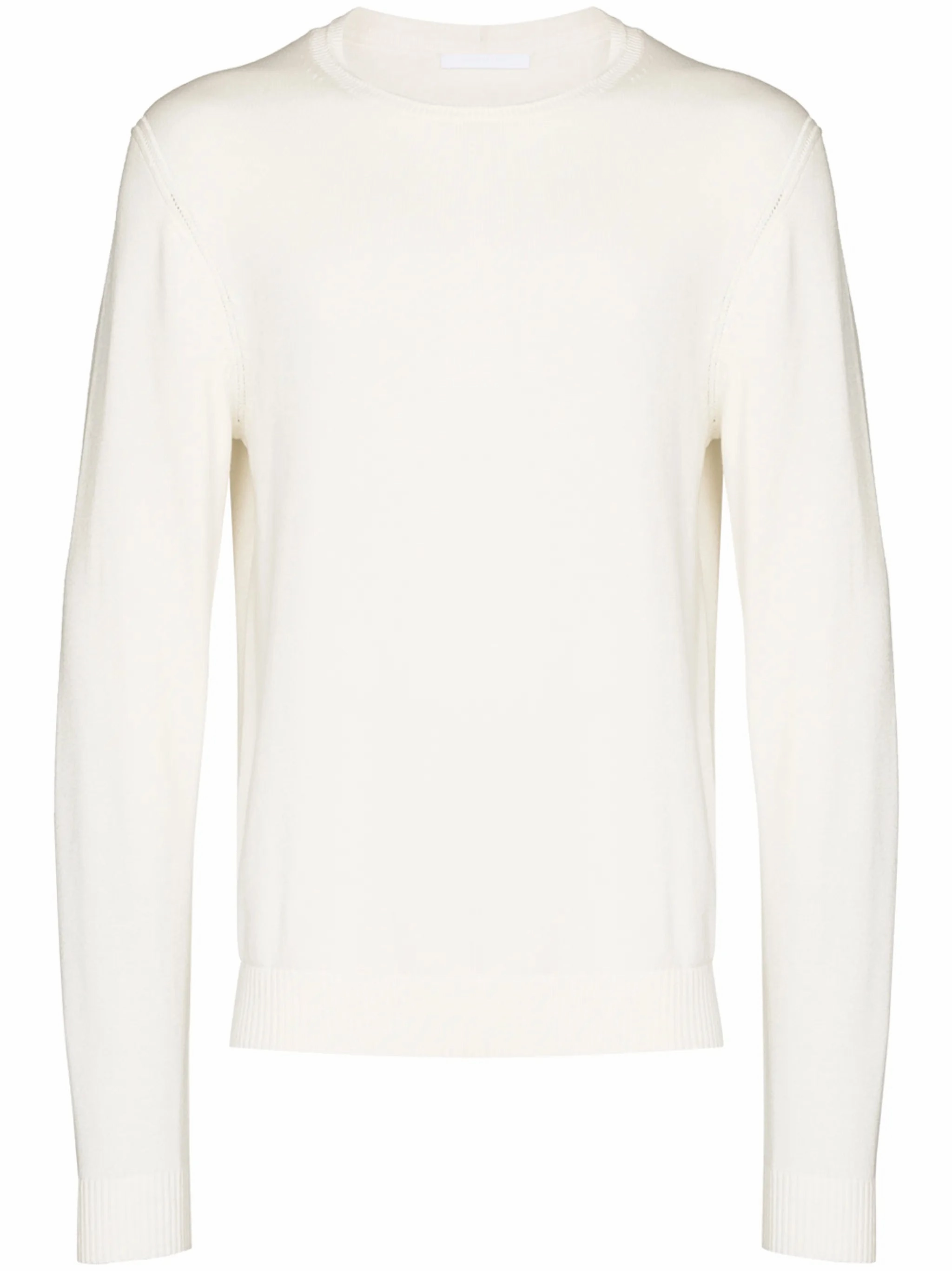 & Daughter Knitwear Sale embossed logo crewneck jumper