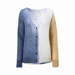 Momoni Women's Blue & Caramella Knitwear Knitwear Product Developer