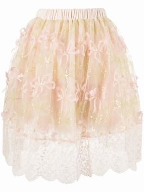 bow-embellished tulle skirt Helena Dress