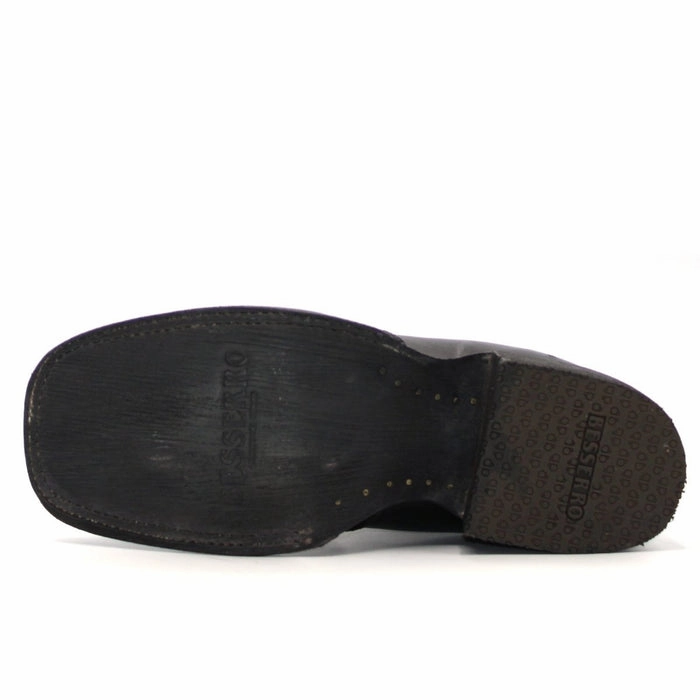 Fashion Hiking Boots El Besserro Square Toe Print Stingray Ankle Boots Black