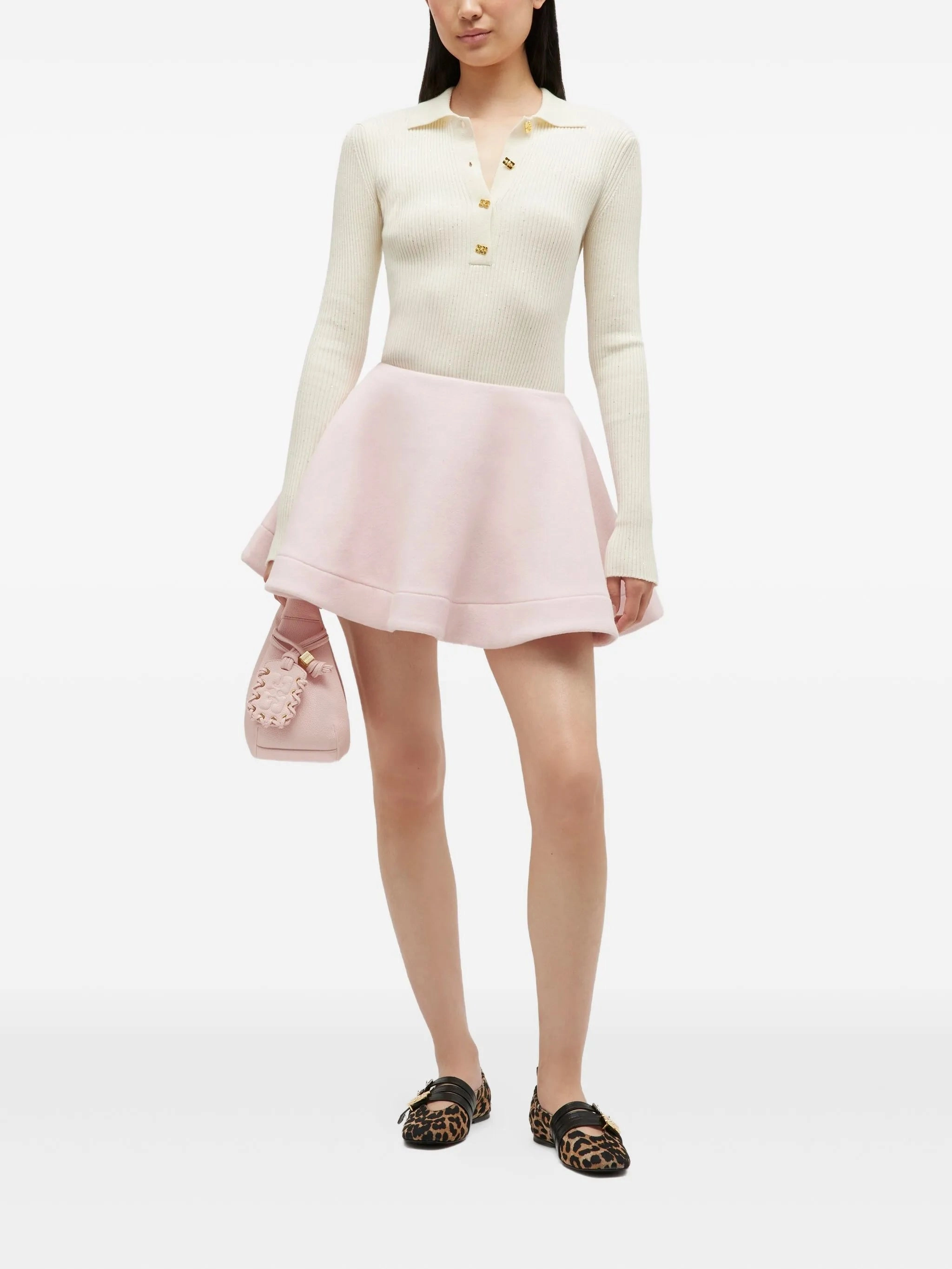 De La Cruz Dress elasticated-waistband mini skirt