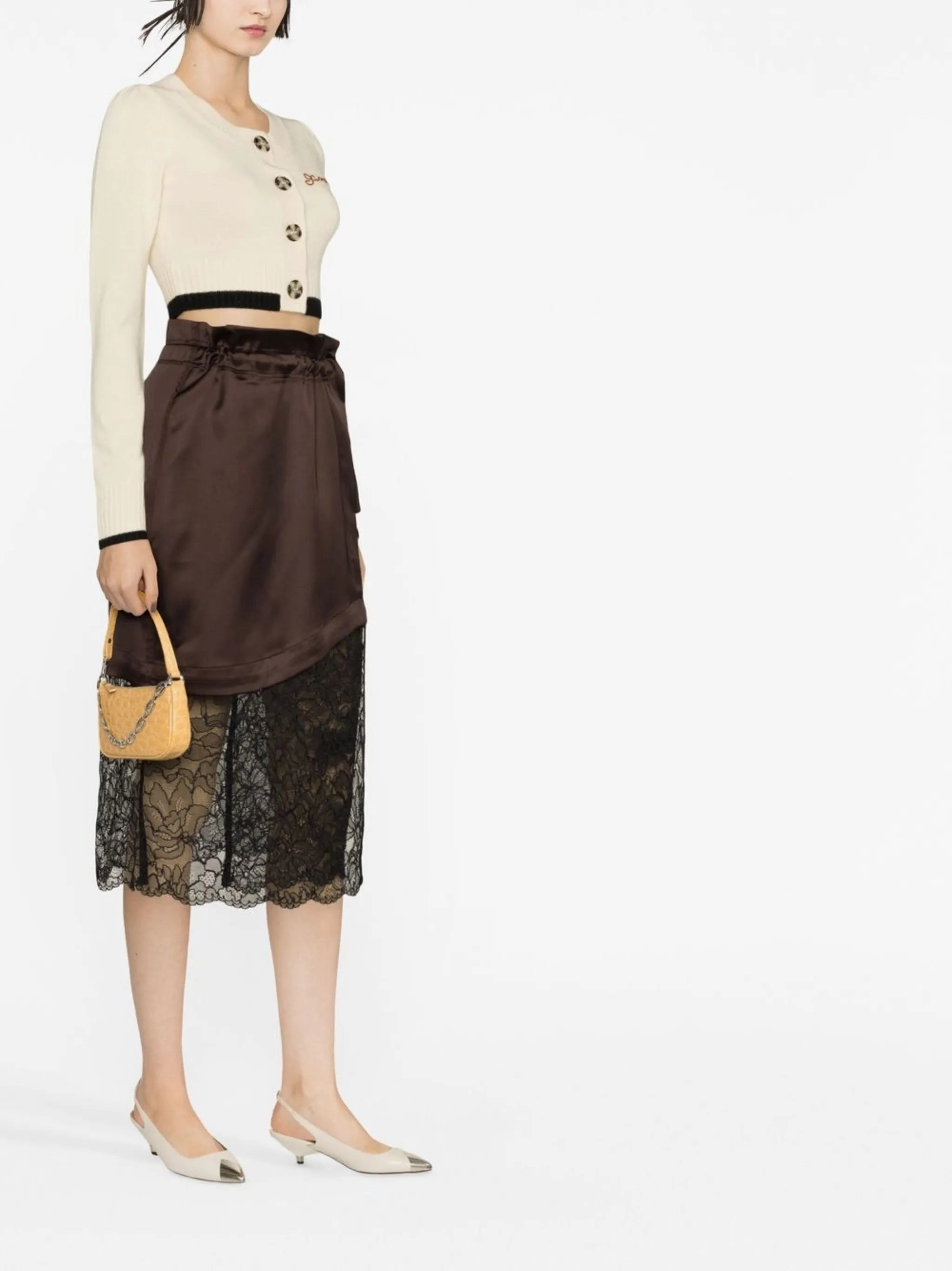 cropped round-neck cardigan Mfpen Knitwear