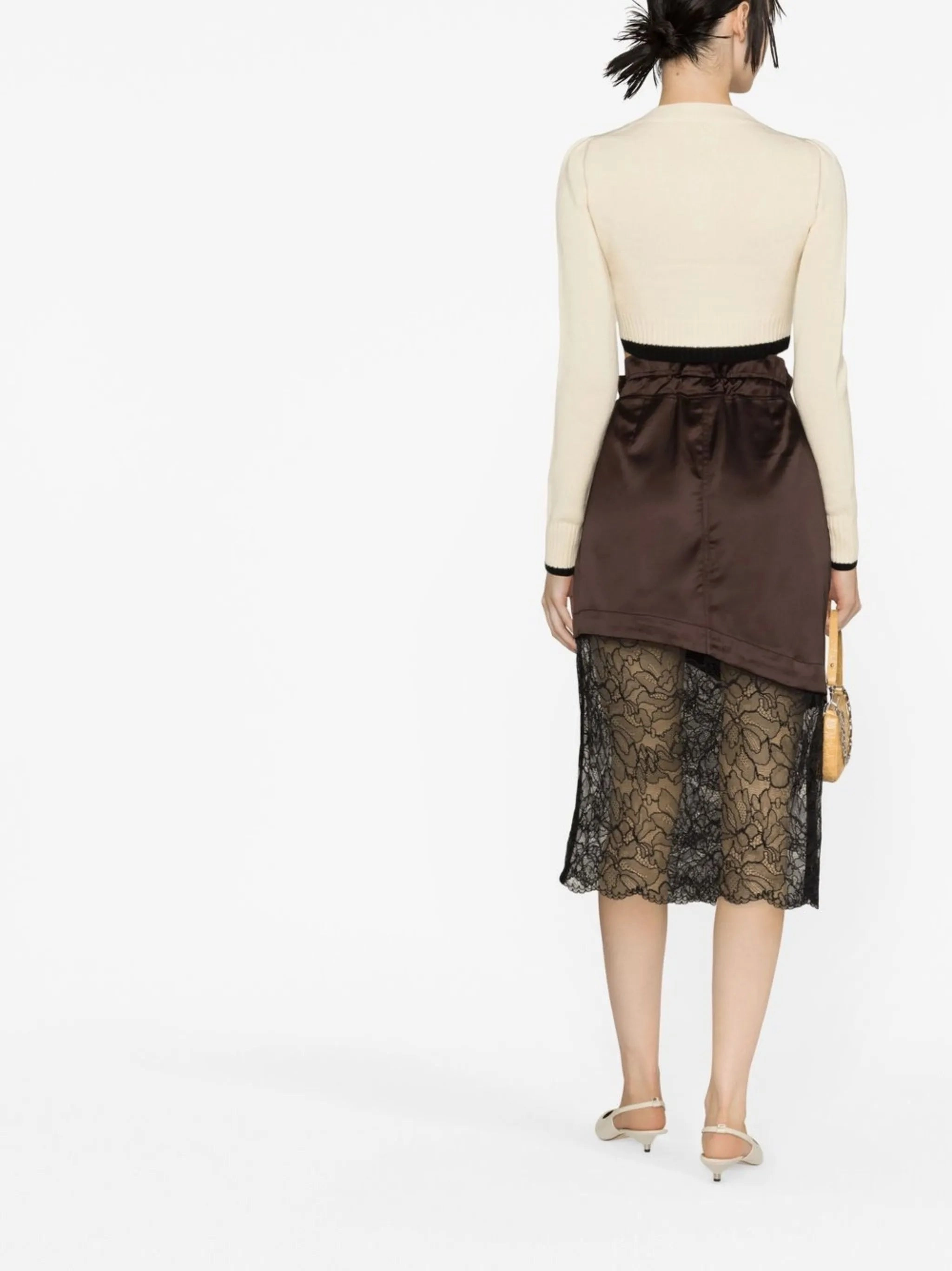 cropped round-neck cardigan Wind Gap Knitwear Inc